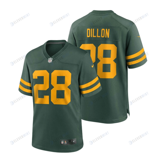 A. J. Dillon 28 Green Bay Packers 50s Classic YOUTH Game Jersey - Green & Gold